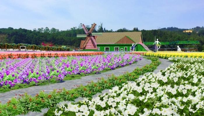 fresh garden đà lạt - khu vườn hoa khổng lồ giữa lòng thành phố