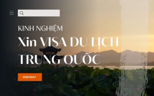 Xin Visa du lịch Trung Quốc