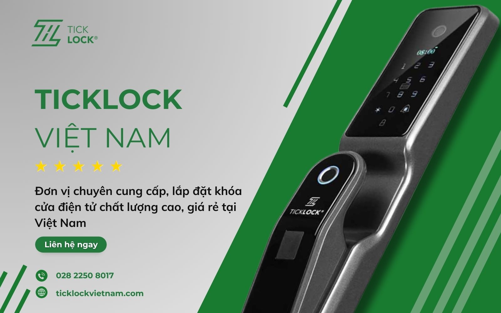 Khóa cửa điện tử TICKLOCK