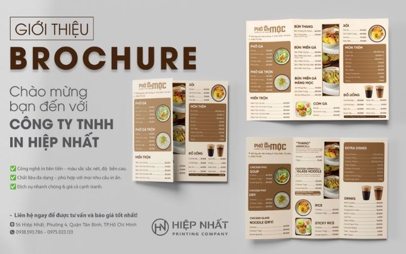 đơn vị in menu uy tín In Hiệp Nhất