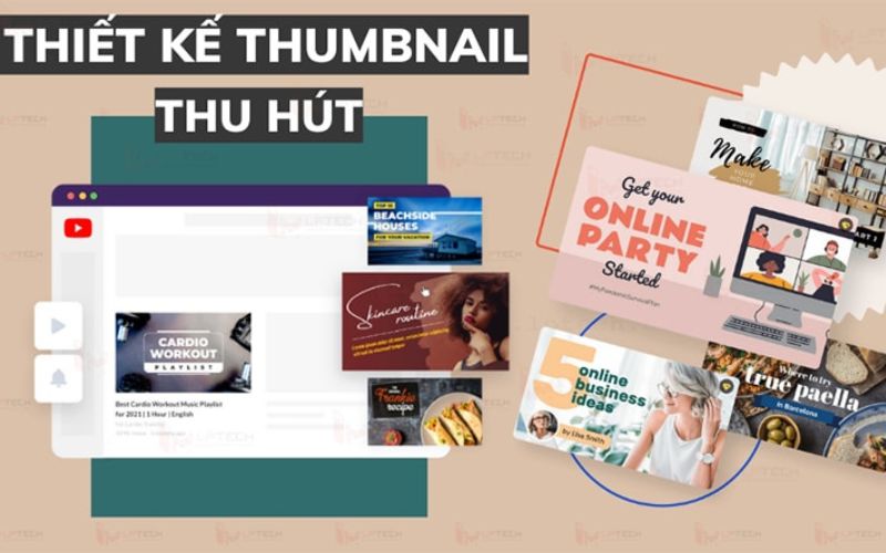 thiết kế thumbnail thu hút