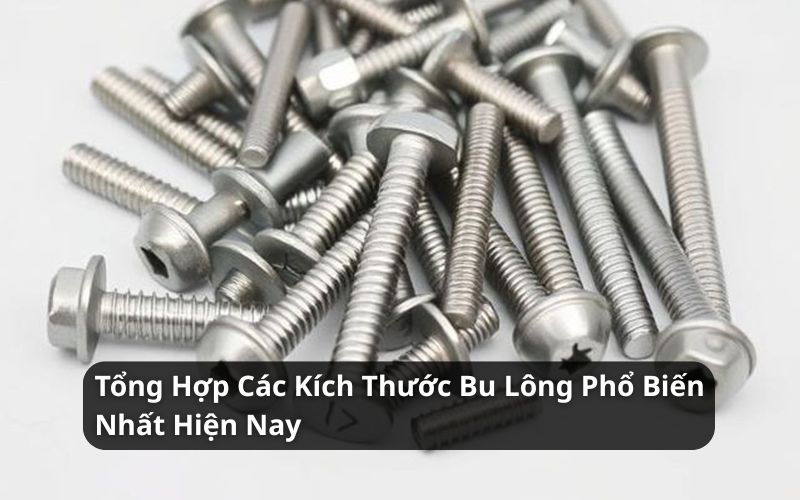 kích thước bu lông phổ biến