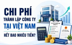 chi phí thành lập công ty